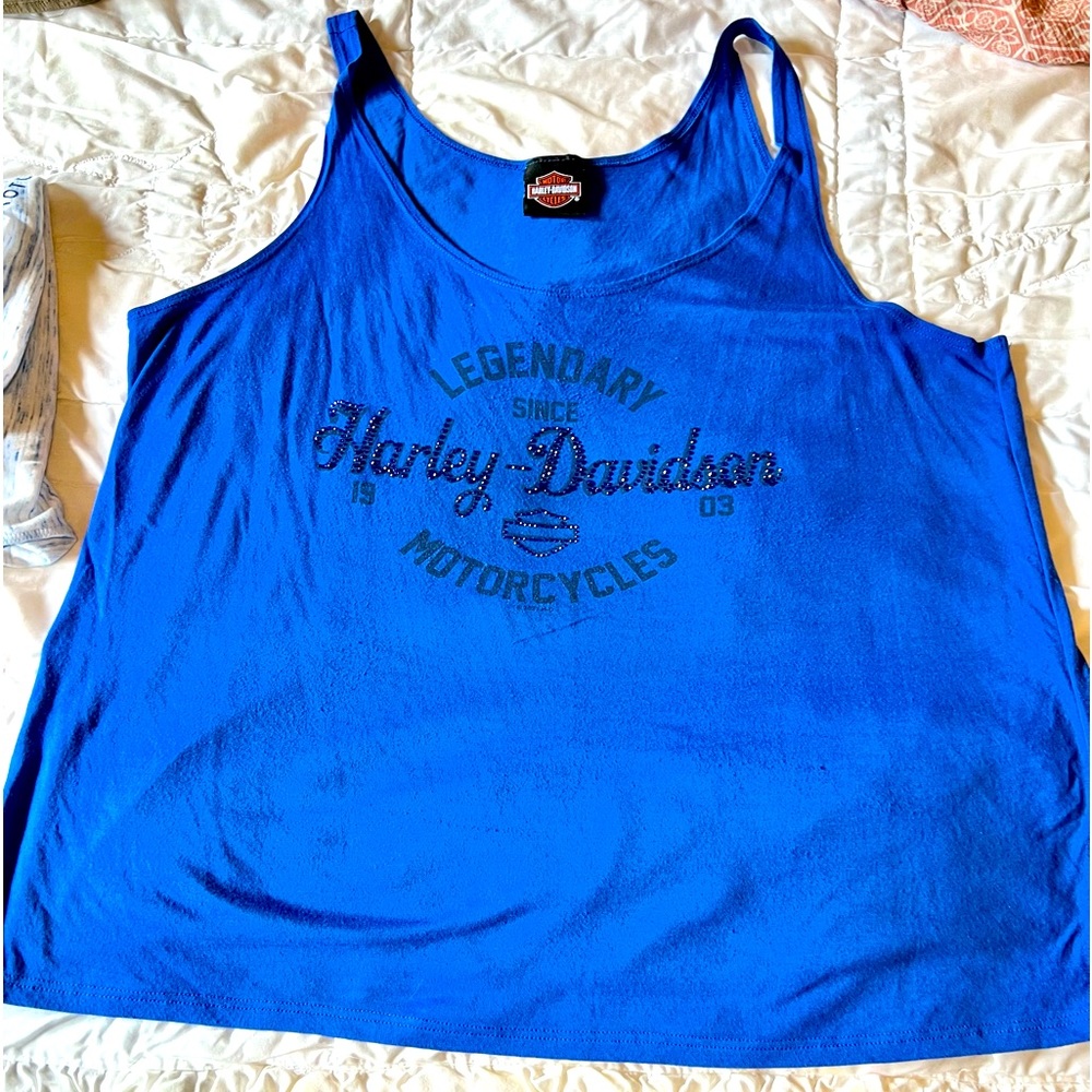 Harley Davidson Bling tank top